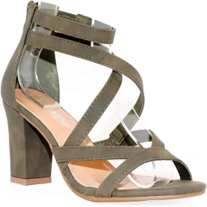 Women's Chunky Heel Ankle Strap Sandals