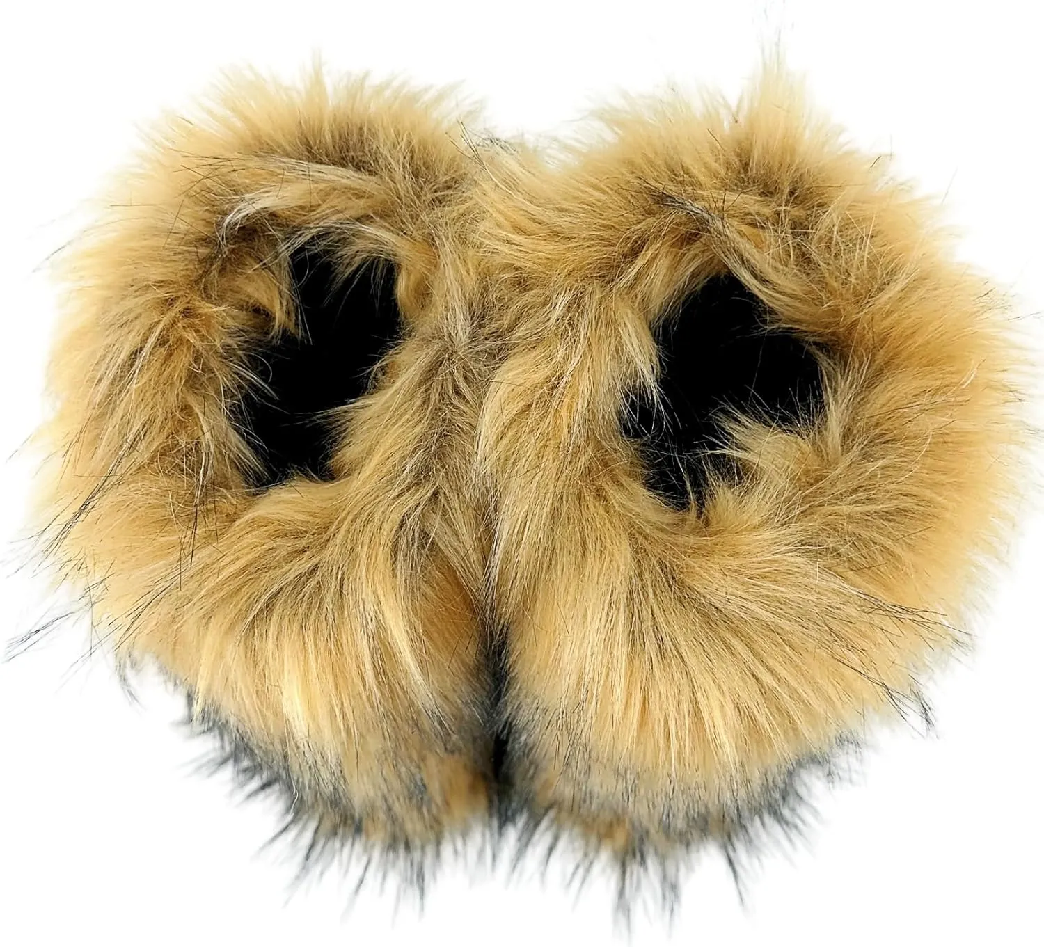 Women's Faux Fur Boots, Furry Fuzzy Mid Calf Snow Boots Y2k, Winter Warm Comfortable Fluffy Boots, Outdoor Indoor Flat Fur Shoes