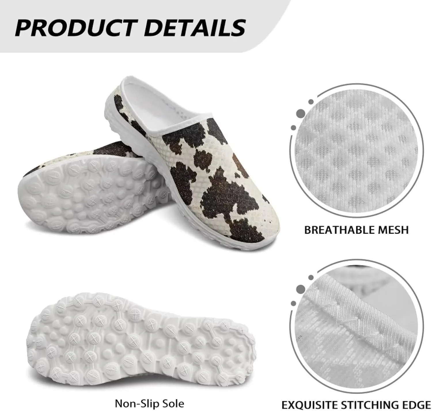 Women's Half Cap Toe Mesh Slippers Lightweight Breathable Lazy Slip On Shoes Fashionable Outdoor Walking Shoes