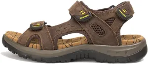 Womens Leather Ankle Strap Beach Hiking Sandals