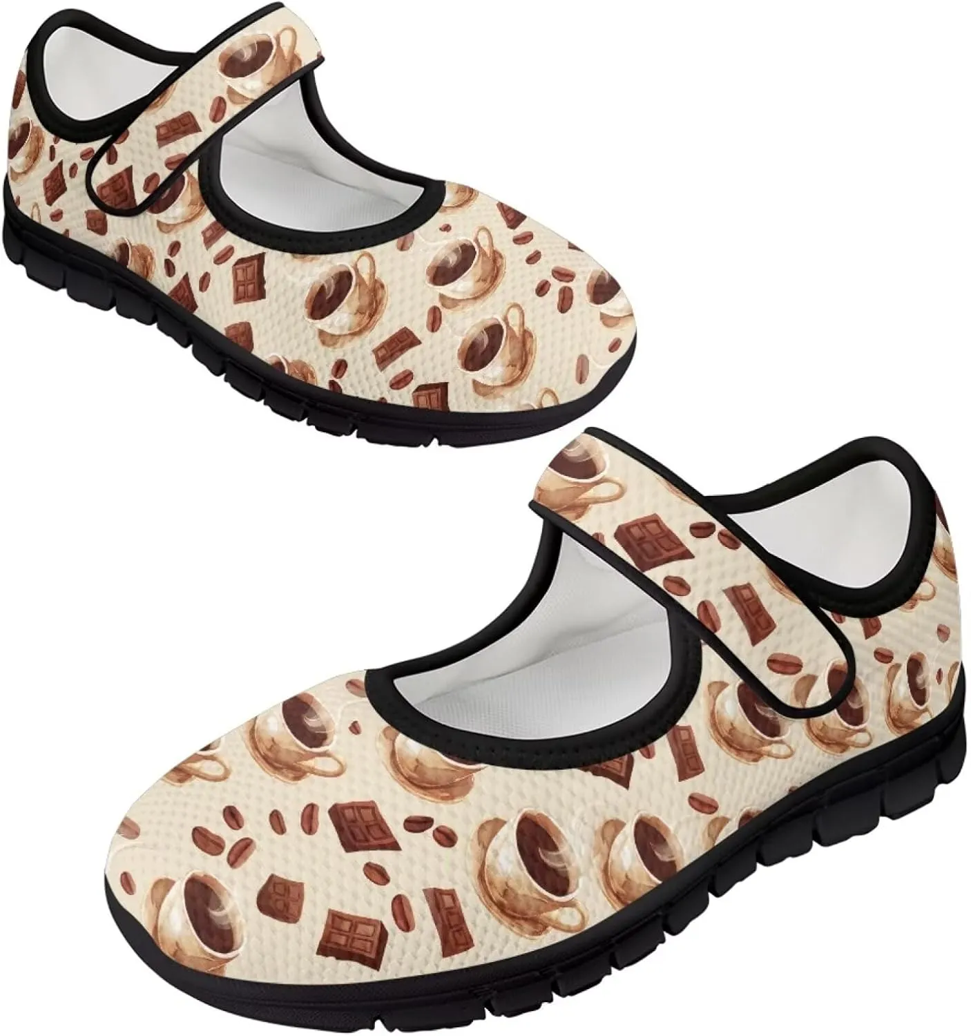 Women's Mary Jane Sneaker Shoes Lightweight Casual School Uniform Shoes Breathable