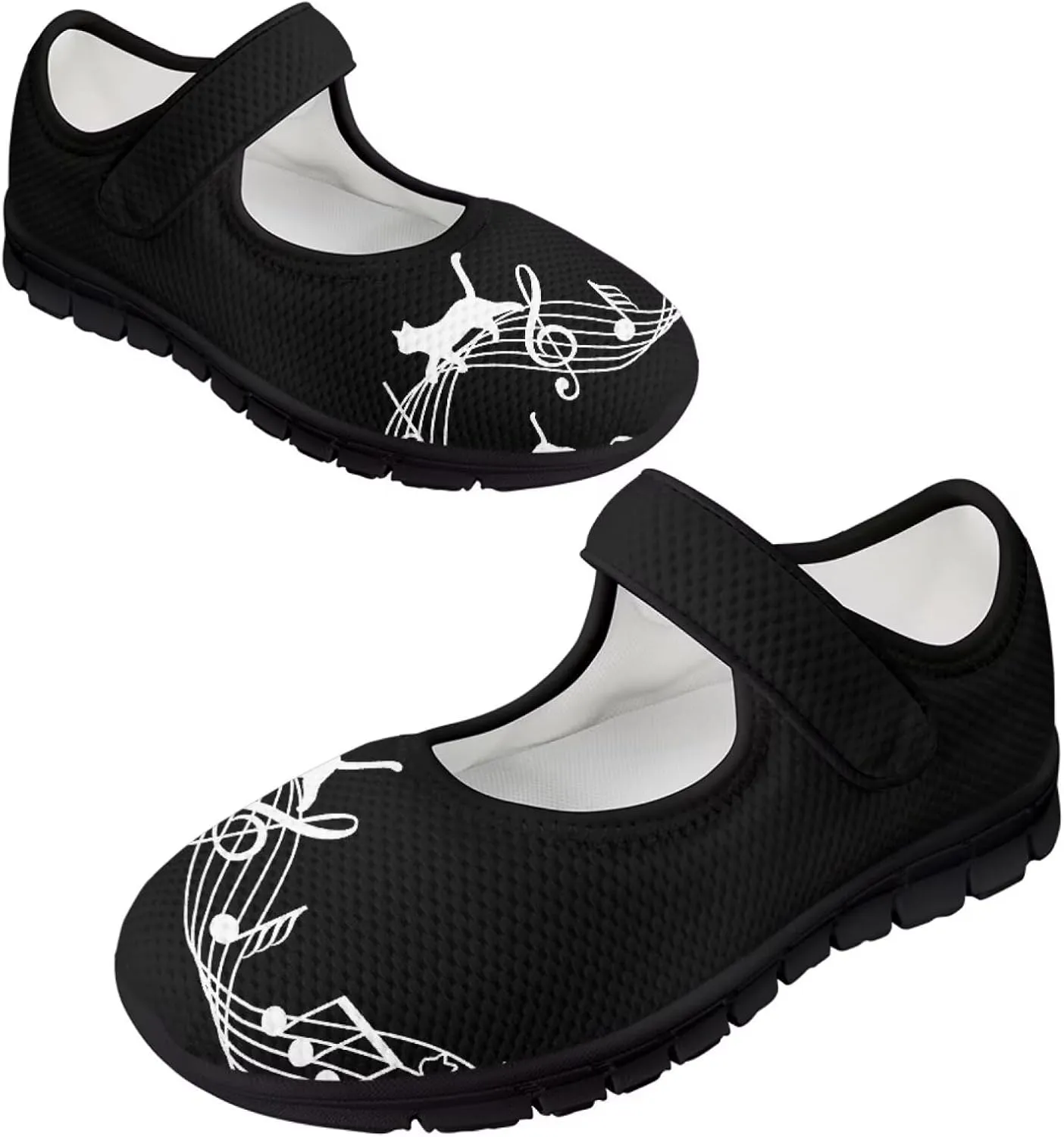 Womens Mary Jane Sneakers Casual Breathable Mesh Flats Closed Toe Non Slip Fashion Walking Travel Shoes