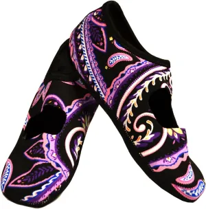 Women's Mary Janes Best Foldable & Flexible Flats, Travel & Exercise, Dance, Yoga Socks, Indoor Shoes, Slippers