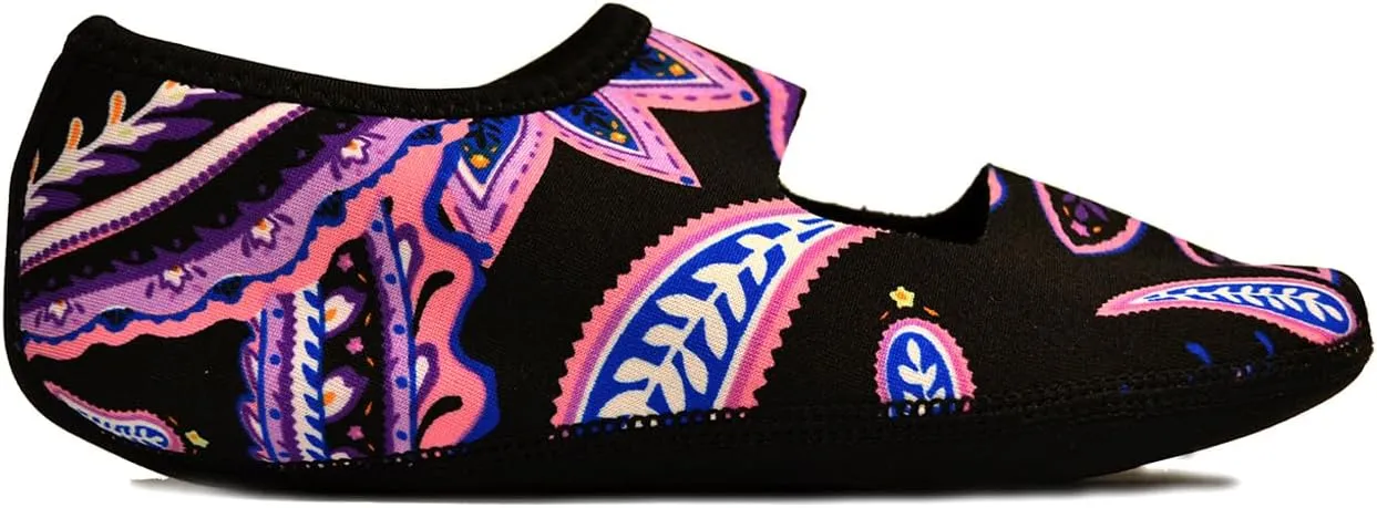 Women's Mary Janes Best Foldable & Flexible Flats, Travel & Exercise, Dance, Yoga Socks, Indoor Shoes, Slippers