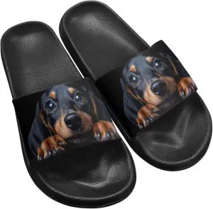 Women's Pillow Slippers Non-slip Quick-drying Bathroom Shower Slippers Beach Sandals Soft Cushioning Sole Sizes 5-12.5