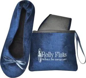 Women's Portable Foldable Ballet Flats Shoes Roll Up Slippers for Travel