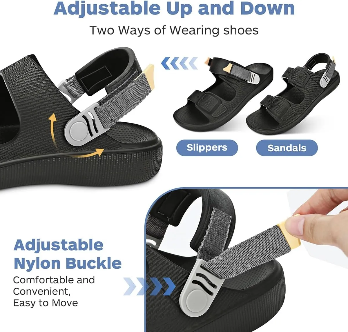 Womens Sandals, Summer Beach Sandals for Woman 2025, Womens Slides, Women Beach Sandals & Summer Shoes Comfortable, Pool Slip On Sandals Women