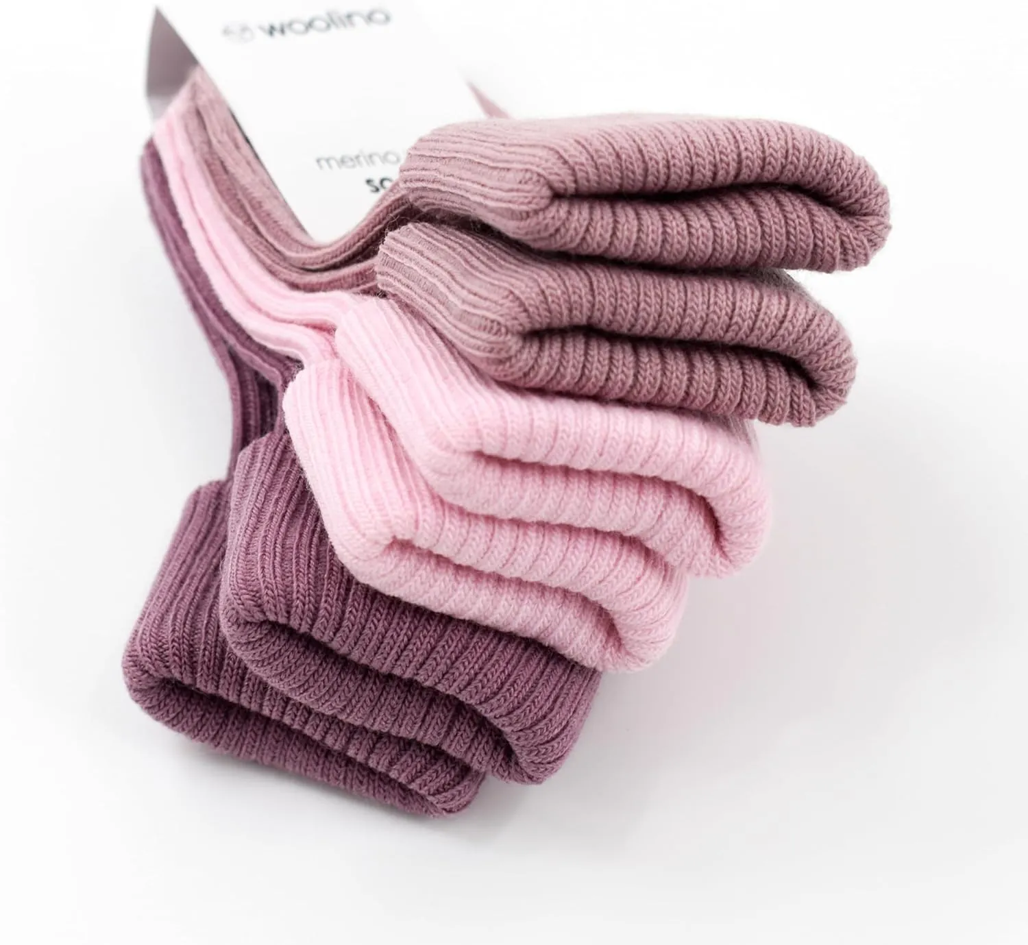 Woolino Wool Baby Socks, Washable Merino Wool Infant Toddler Kids Socks, Newborn to 8 Years (Pack of 3)