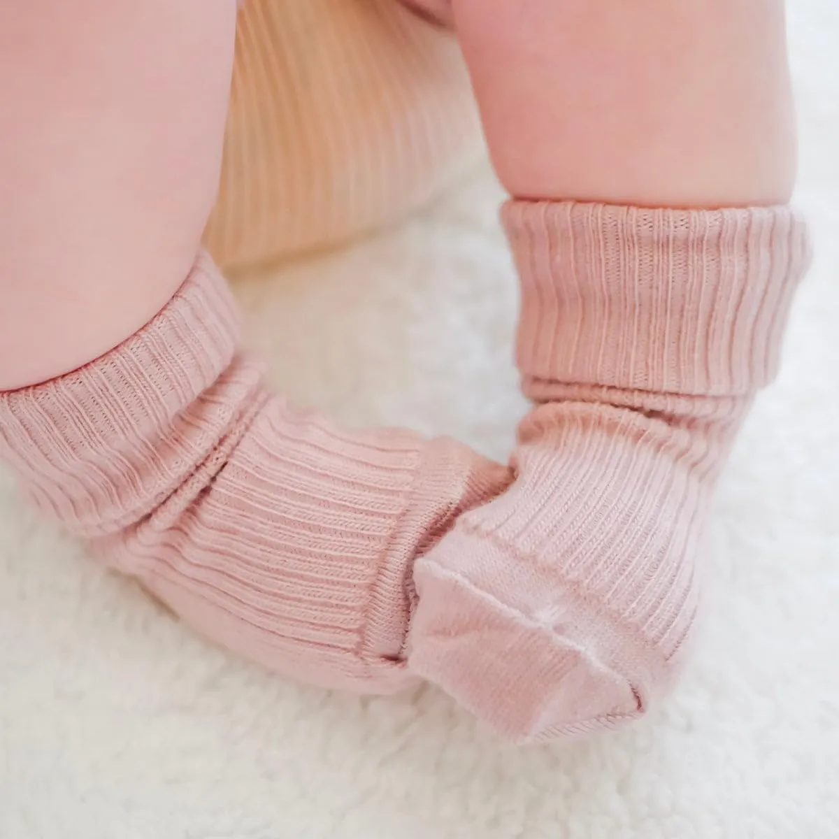 Woolino Wool Baby Socks, Washable Merino Wool Infant Toddler Kids Socks, Newborn to 8 Years (Pack of 3)