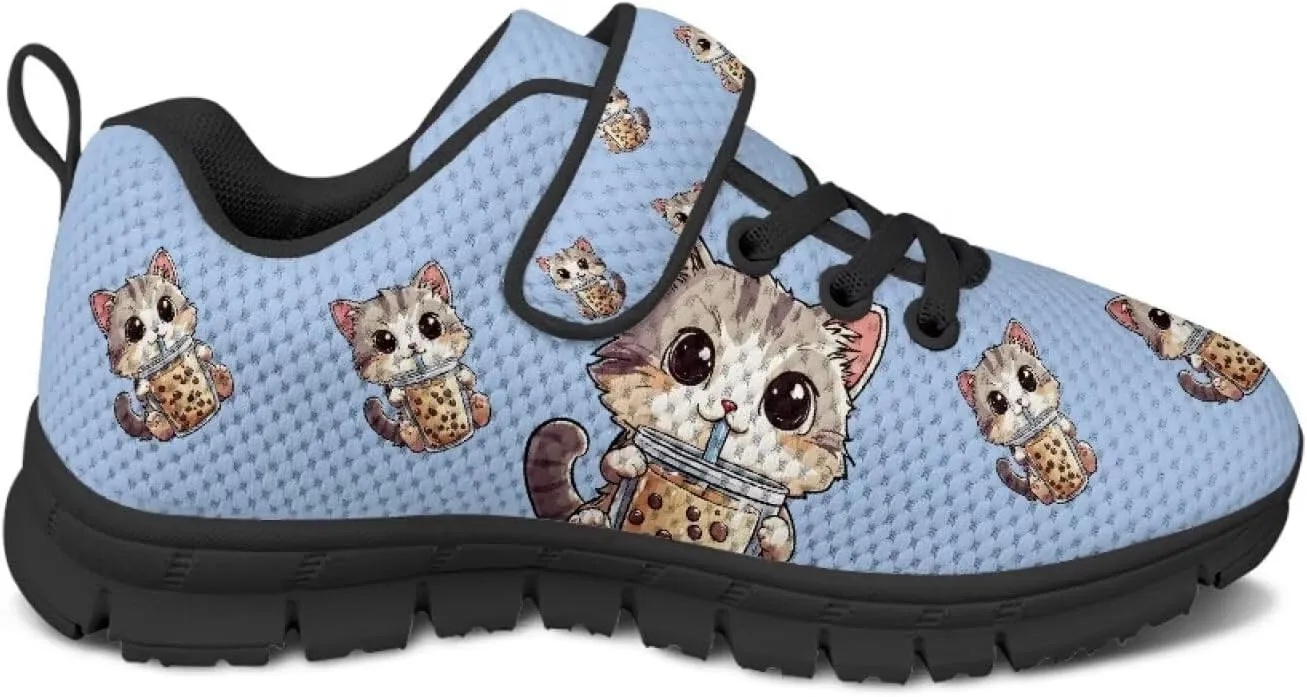YEXIATODO Slip On Shoes Girls Boys Wide Shoes Kids Shoes No Tie Shoelaces Running Sneakers Slip on Tennis Shoes 11-2.5