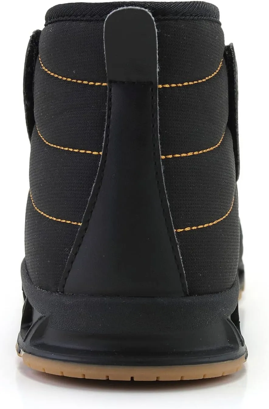 YUKTOPA Winter Snow Boots Slip-on Water Resistant Booties Anti-Slip Lightweight Ankle Boots with Full Fur for Men Women …